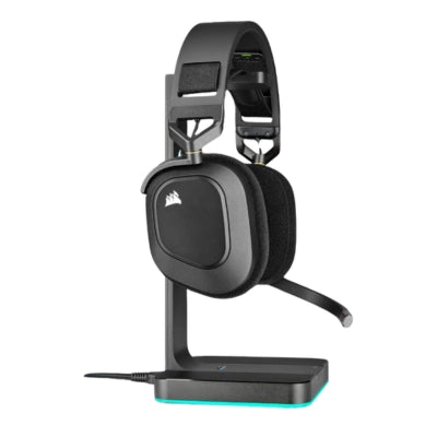 Corsair HS80 RGB WIRELESS Premium Gaming Headset with Spatial Audio  Microcenter India