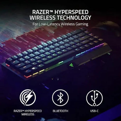 Razer BlackWidow V3 Mini HyperSpeed - Green Switch - Wireless RGB Gaming Keyboard - Microcenter India.