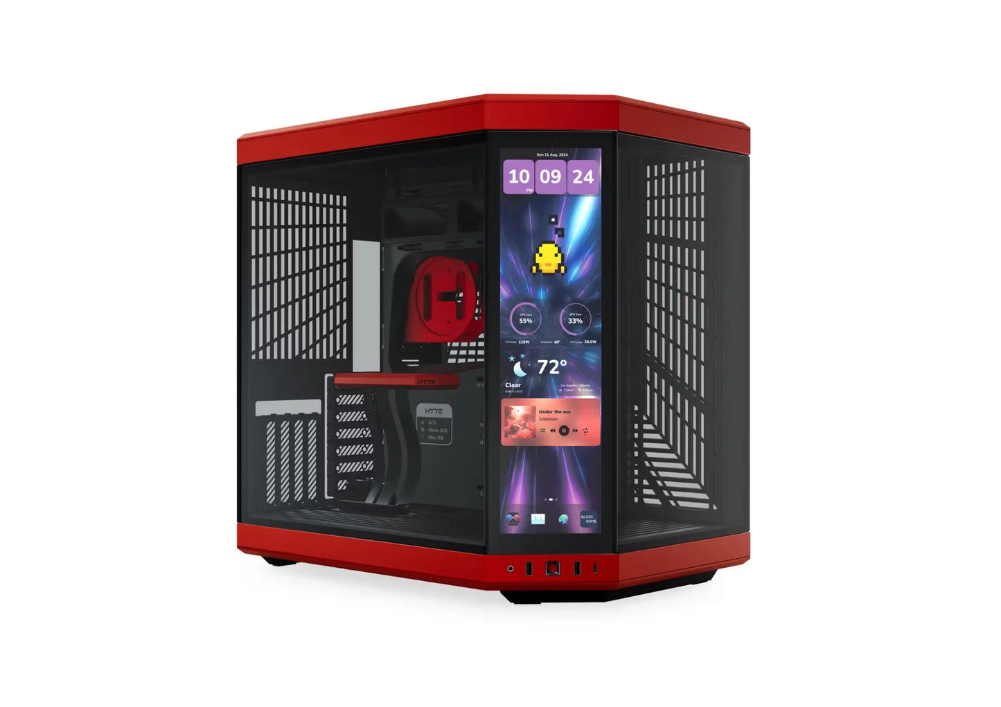Hyte Y70 touch infinite E-ATX Mid Tower Cabinet  Microcenter India