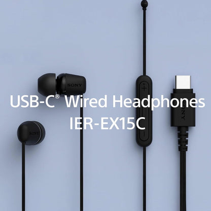Sony IER EX15C USB C Wired In Ear Headphones - Microcenter India.