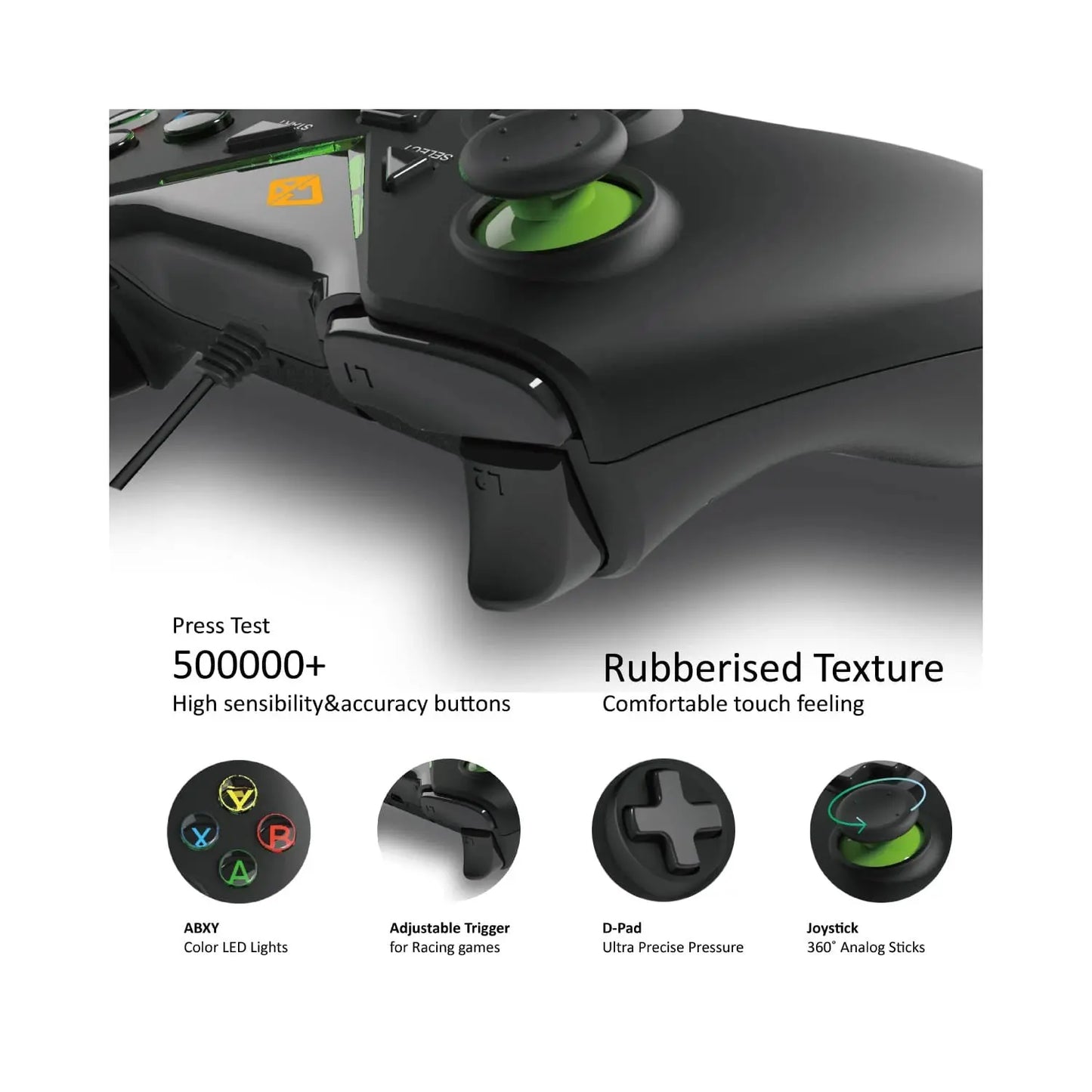 Cosmic Byte C1070T Interstellar Wired Gamepad for PC  Microcenter India