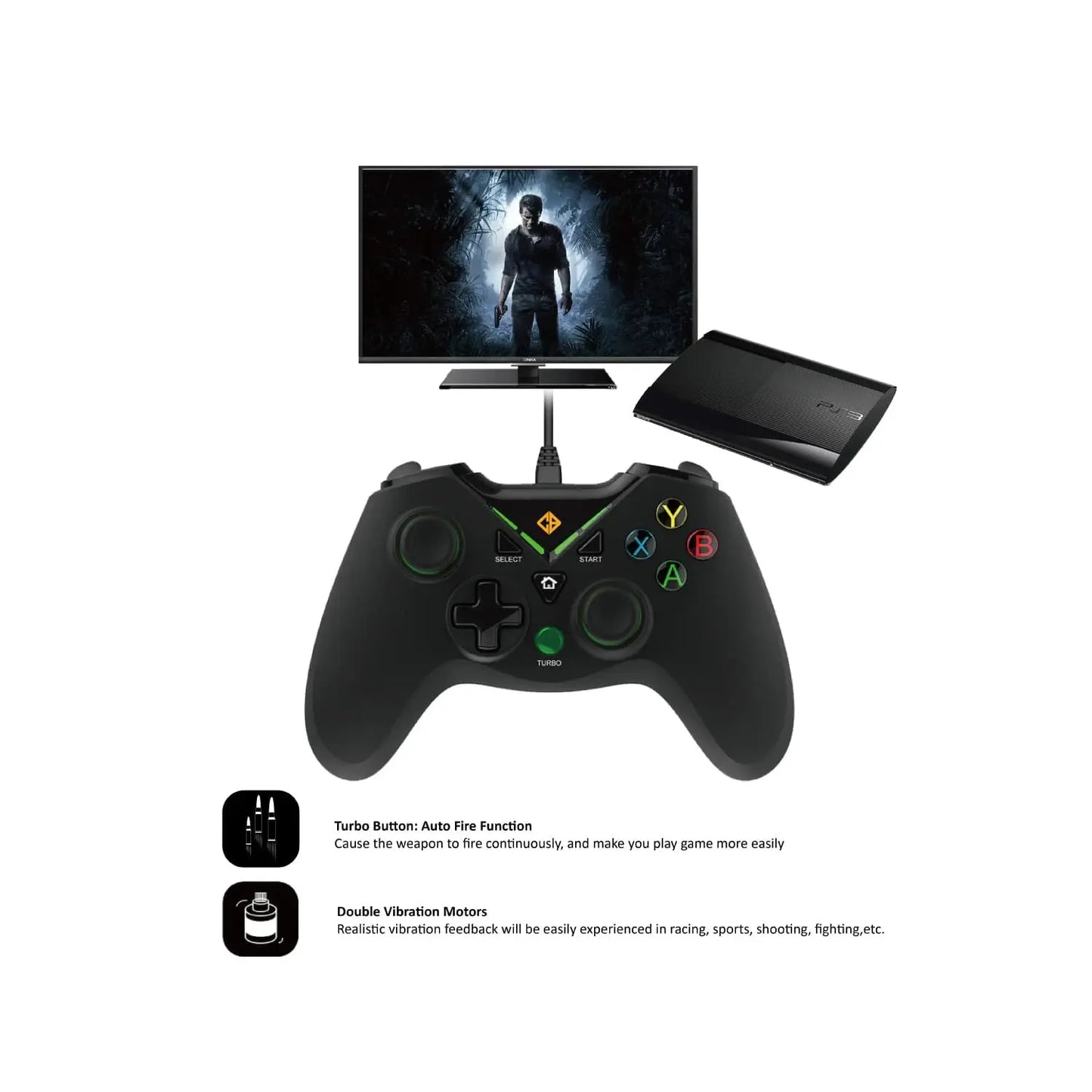 Cosmic Byte C1070T Interstellar Wired Gamepad for PC  Microcenter India