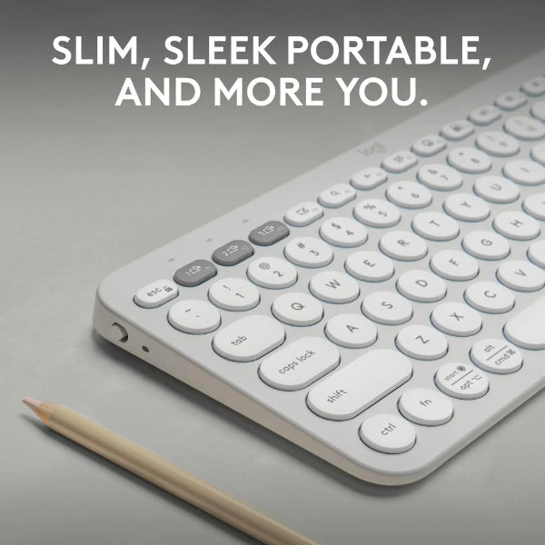 Logitech Pebble Keys 2 K380S Wireless Multi-Device Keyboard - Microcenter India.