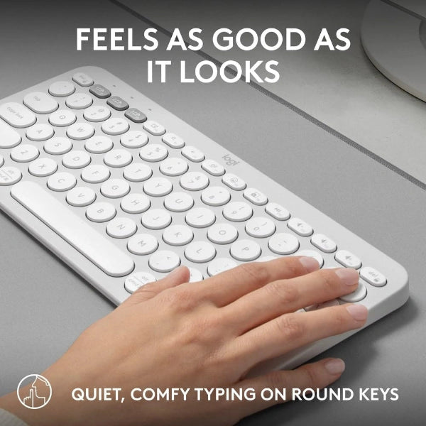 Logitech Pebble Keys 2 K380S Wireless Multi-Device Keyboard - Microcenter India.