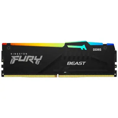 Kingston FURY Beast 32GB (16GB x2) RGB DDR5 6000MT/s Black Memory  Microcenter India