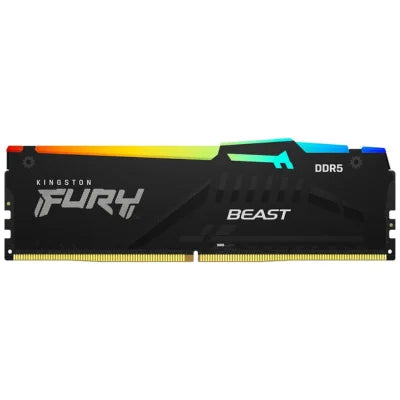 Kingston FURY Beast RGB 32GB (16GB x2) DDR5 6000MT/s Black Memory  Microcenter India