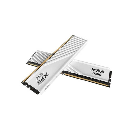 Adata XPG Lancer Blade Series 32GB (16GBx2) DDR5 6000MHz Desktop Ram White  Microcenter India