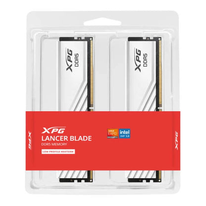 Adata XPG Lancer Blade Series 32GB (16GBx2) DDR5 6000MHz Desktop Ram White  Microcenter India