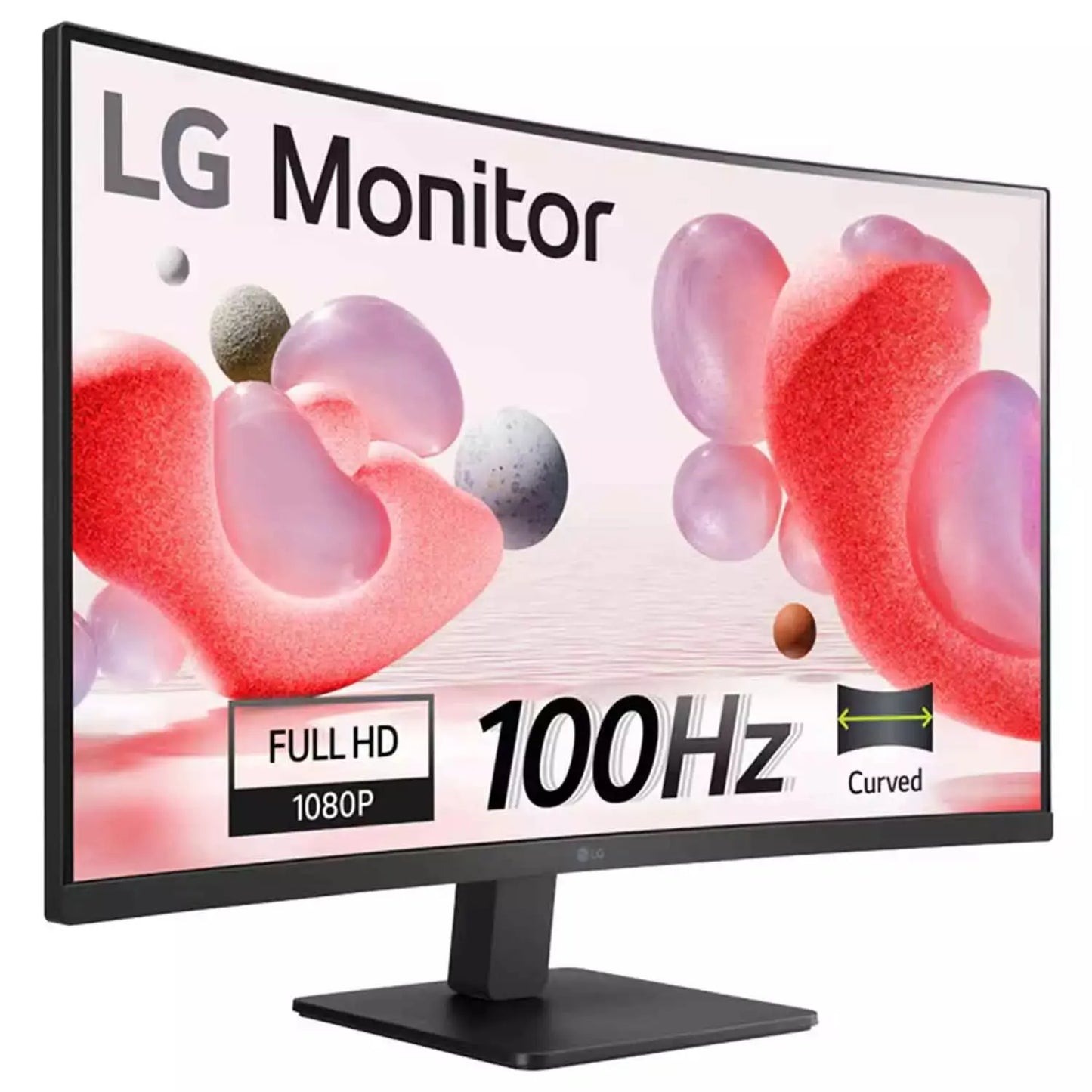 LG 32MR50C-B 32 Inch 100 Hz Curved Monitor Black  Microcenter India