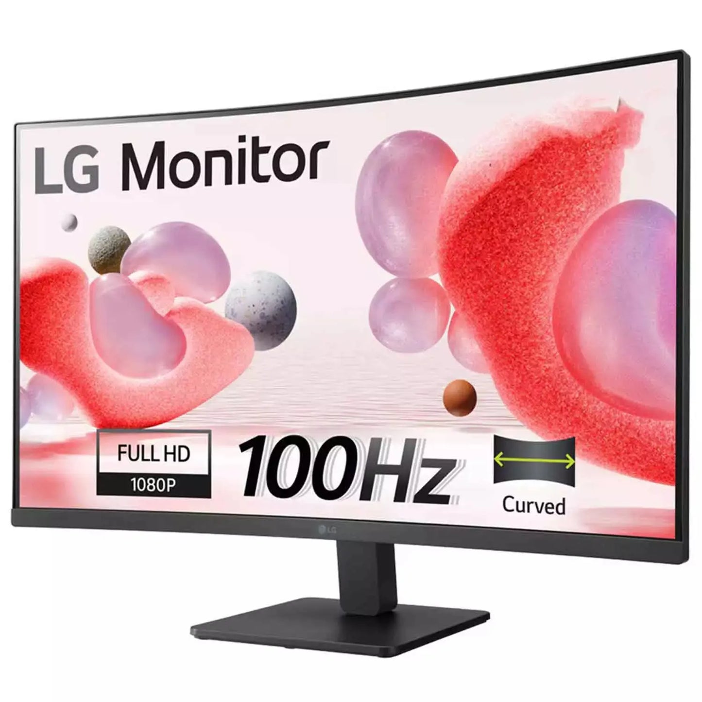 LG 32MR50C-B 32 Inch 100 Hz Curved Monitor Black  Microcenter India