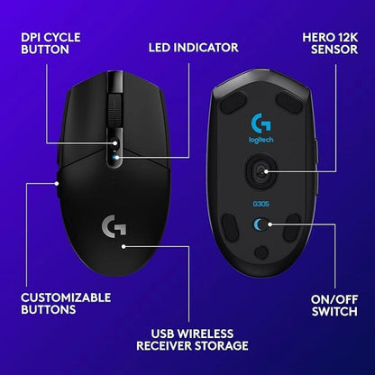 Logitech G305 Lightspeed Wireless Gaming Mouse - Microcenter India.