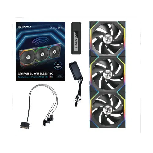 Lian Li UNI Fan SL Wireless 120 ARGB Cabinet Fan Triple Pack