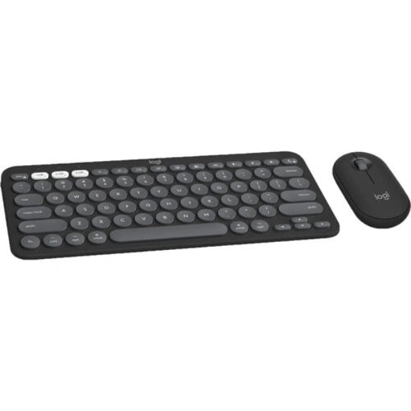 Logitech Pebble 2 Tonal Graphite Wireless Keyboard and Mouse Combo - Microcenter India.