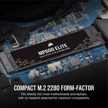 Corsair MP600 ELITE 4TB PCIe Gen4 x4 NVMe 1.4 M.2 SSD - Microcenter India.