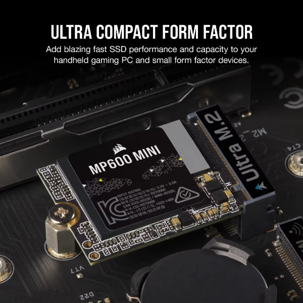 Corsair MP600 MINI 2TB Gen4 PCIe x4 NVMe M.2 2230 SSD - Microcenter India.
