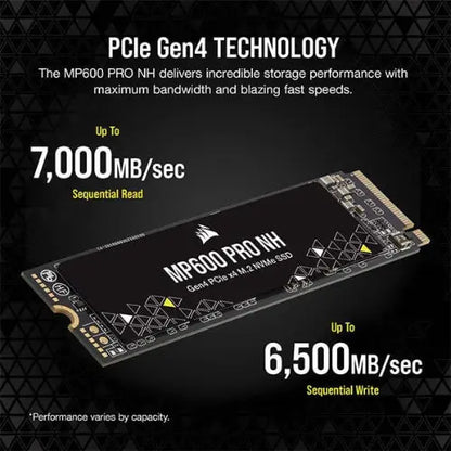 CORSAIR MP600 PRO NH 1TB M.2 NVMe Gen4 Internal SSD - Microcenter India.