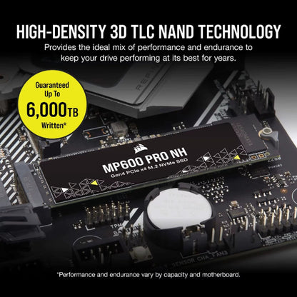 Corsair MP600 PRO NH 4TB PCIe 4.0 Gen 4 x4 NVMe M.2 SSD - Microcenter India.