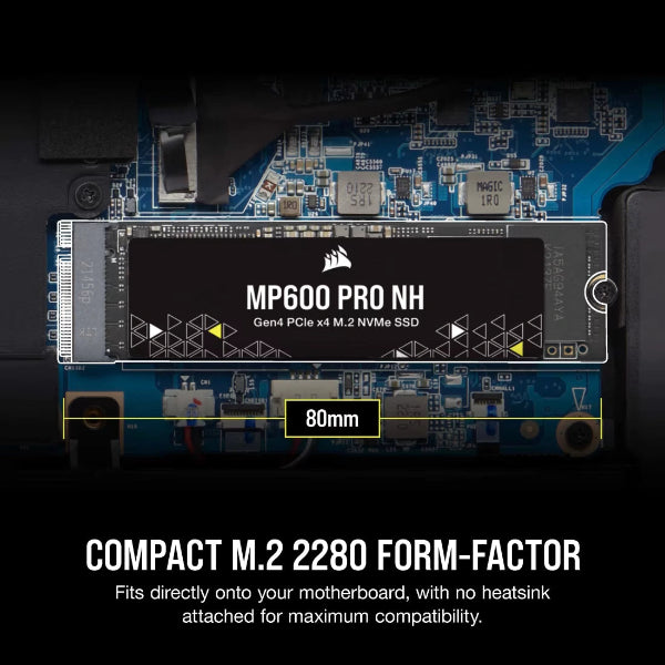 Corsair MP600 PRO NH 4TB PCIe 4.0 Gen 4 x4 NVMe M.2 SSD - Microcenter India.