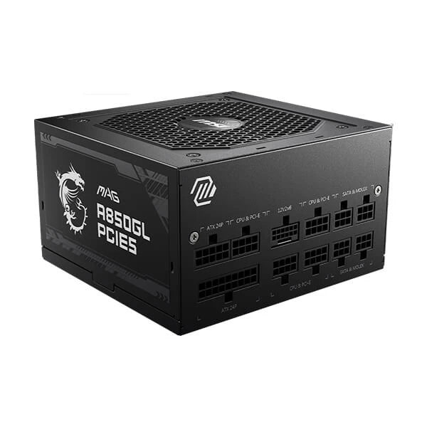 MSI MAG A850GL PCIE5 ATX 3.0 850 Watt 80 Plus Gold SMPS  Microcenter India