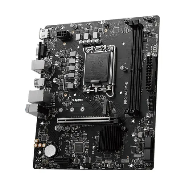 MSI Pro H610M E DDR5 Motherboard  Microcenter India