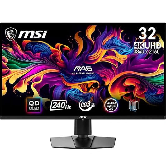 MSI MAG 321UPX 32" QD-OLED 4K Gaming Monitor - Microcenter India.