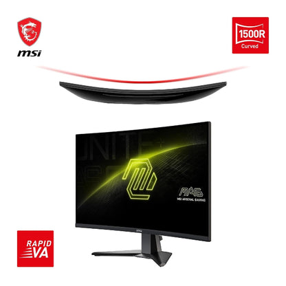 MSI Curved Monitor MAG 27CQ6F 27” WQHD 180Hz Gaming Display - Microcenter India.
