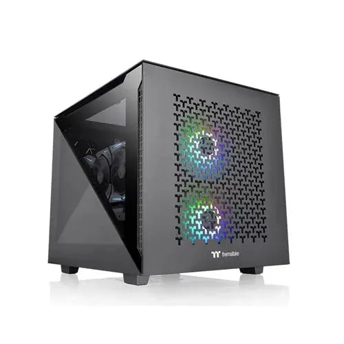 Thermaltake Divider 200 TG Air Micro-ATX Tempered Glass Computer Cabinet - Microcenter India.