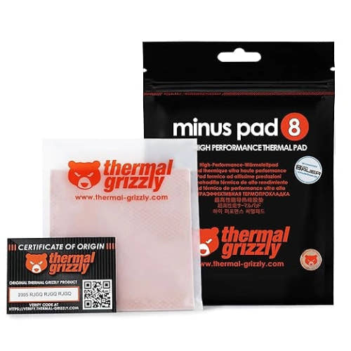 Thermal Grizzly Minus Pad 8 – 100x100x1.5mm Thermal Pad - Microcenter India.