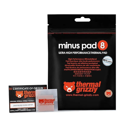 Thermal Grizzly Minus Pad 8 30x30x2mm Thermal Pad - Microcenter India.