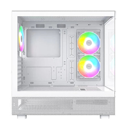 Montech XR Mid-Tower ATX Cabinet White  Microcenter India