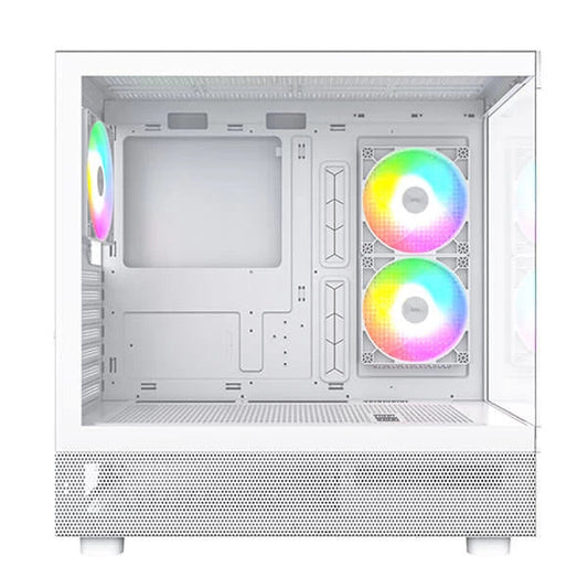 Montech XR Mid-Tower ATX Cabinet White  Microcenter India