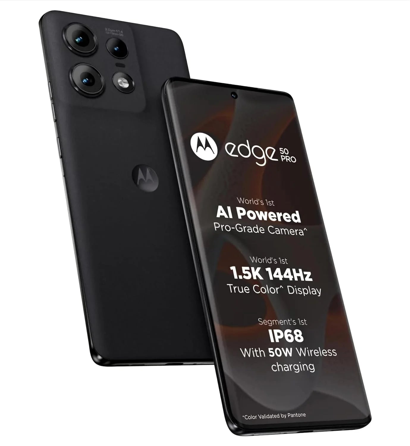 Motorola Edge 50 Pro 5G Black Beauty 12GB RAM 256GB Storage  Microcenter India