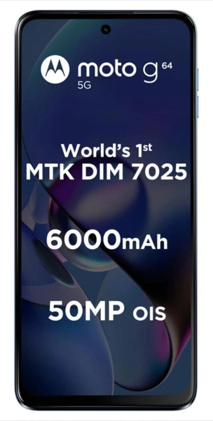 Motorola G64 5G Pearl Blue 12GB RAM 256GB Storage  Microcenter India