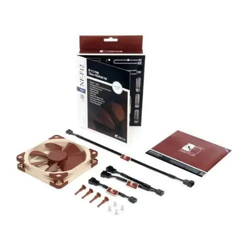 Noctua NF-F12 PWM 120mm High-Performance Cabinet Fan - Microcenter India.