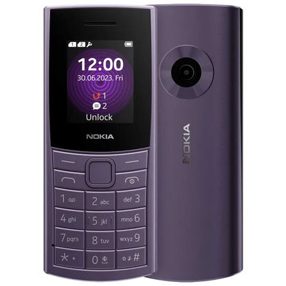 NOKIA 110 Arctic Purple 48MB Dual SIM  Microcenter India