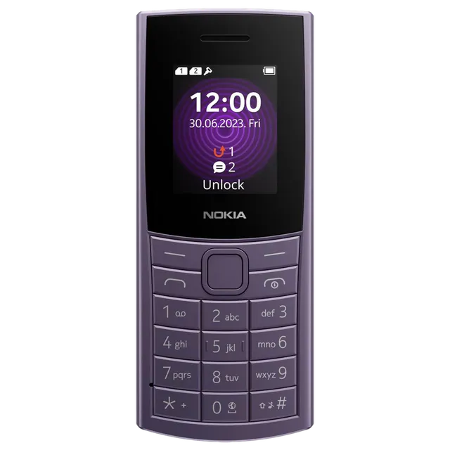 NOKIA 110 Arctic Purple 48MB Dual SIM  Microcenter India