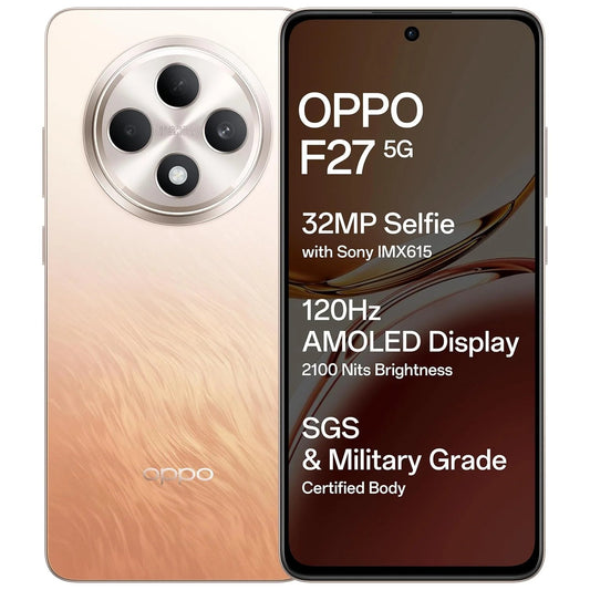 OPPO F27 5G Amber Orange 8GB RAM 256GB Storage  Microcenter India