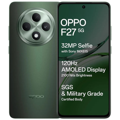 OPPO F27 5G Emerald Green 8GB RAM 128GB Storage  Microcenter India
