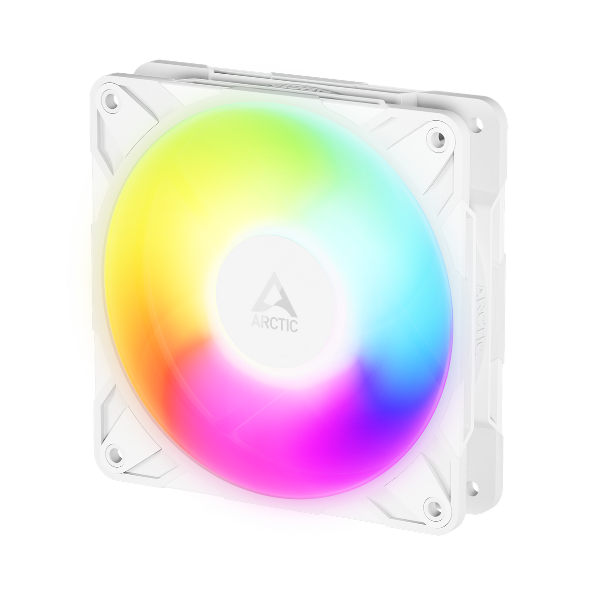 ARCTIC P12 Pro Reverse A-RGB 120mm PWM case fan in white