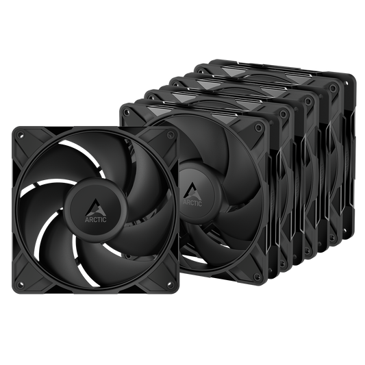 ARCTIC P14 Pro PST 140mm PWM case fan five pack in black