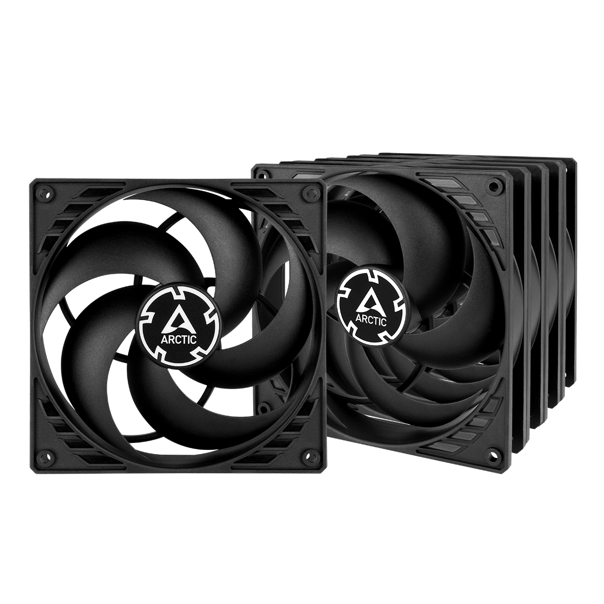 ARCTIC P14 140mm case fan value pack of five in black