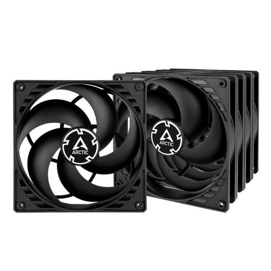 ARCTIC P14 140mm case fan value pack of five in black