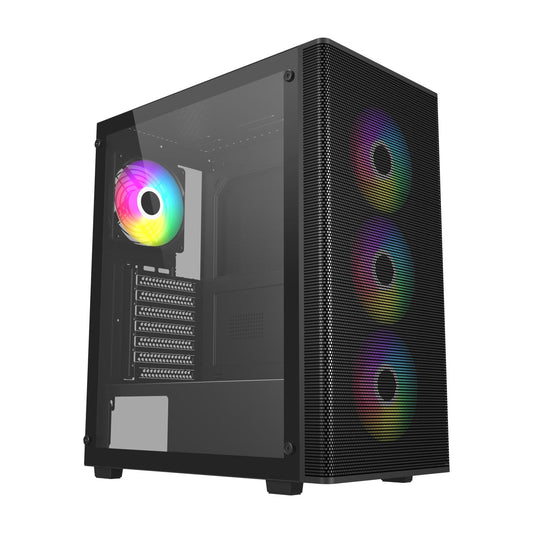 FSP M220 ATX mid tower PC case in black