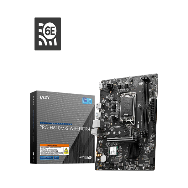 MSI PRO H610M S WIFI DDR4 M ATX Motherboard - Microcenter India.