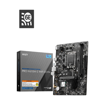 MSI PRO H610M S WIFI DDR4 M ATX Motherboard - Microcenter India.