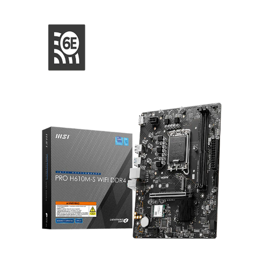 MSI PRO H610M S WIFI DDR4 M ATX Motherboard - Microcenter India.
