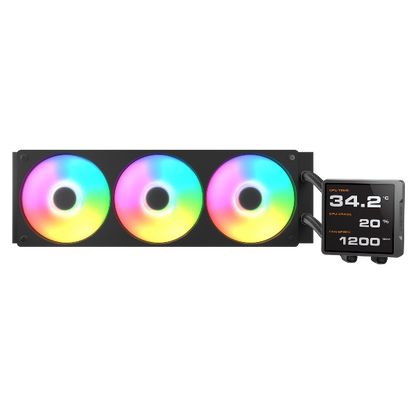 Cougar POSEIDON VISTEK PRO ARGB 360 Liquid Cooler - Microcenter India.