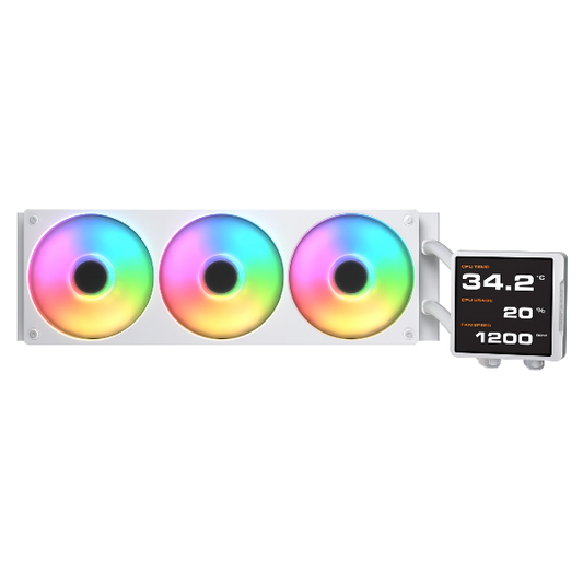 Cougar POSEIDON VISTEK PRO ARGB 360 Liquid Cooler - Microcenter India.