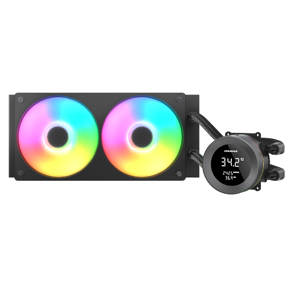 Cougar POSEIDON VISTEK ARGB 240 Liquid Cooler - Microcenter India.