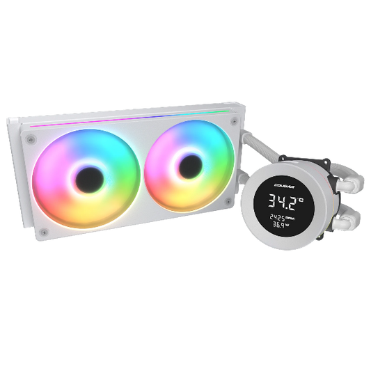 Cougar POSEIDON VISTEK ARGB 240 Liquid Cooler - Microcenter India.